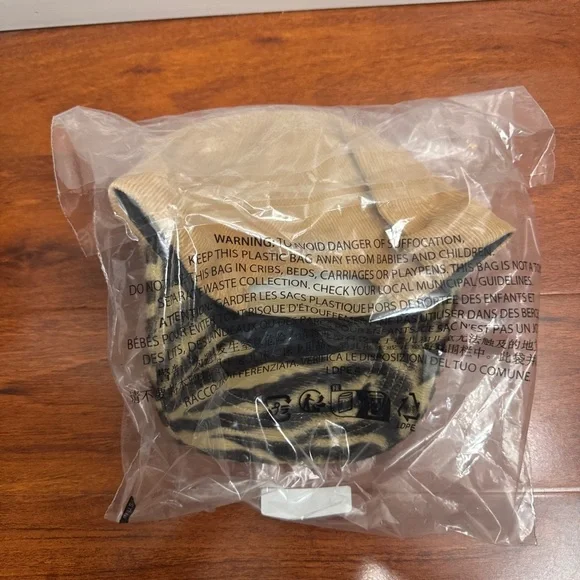 Supreme Tiger 5-Panel Hat Tan OSFM